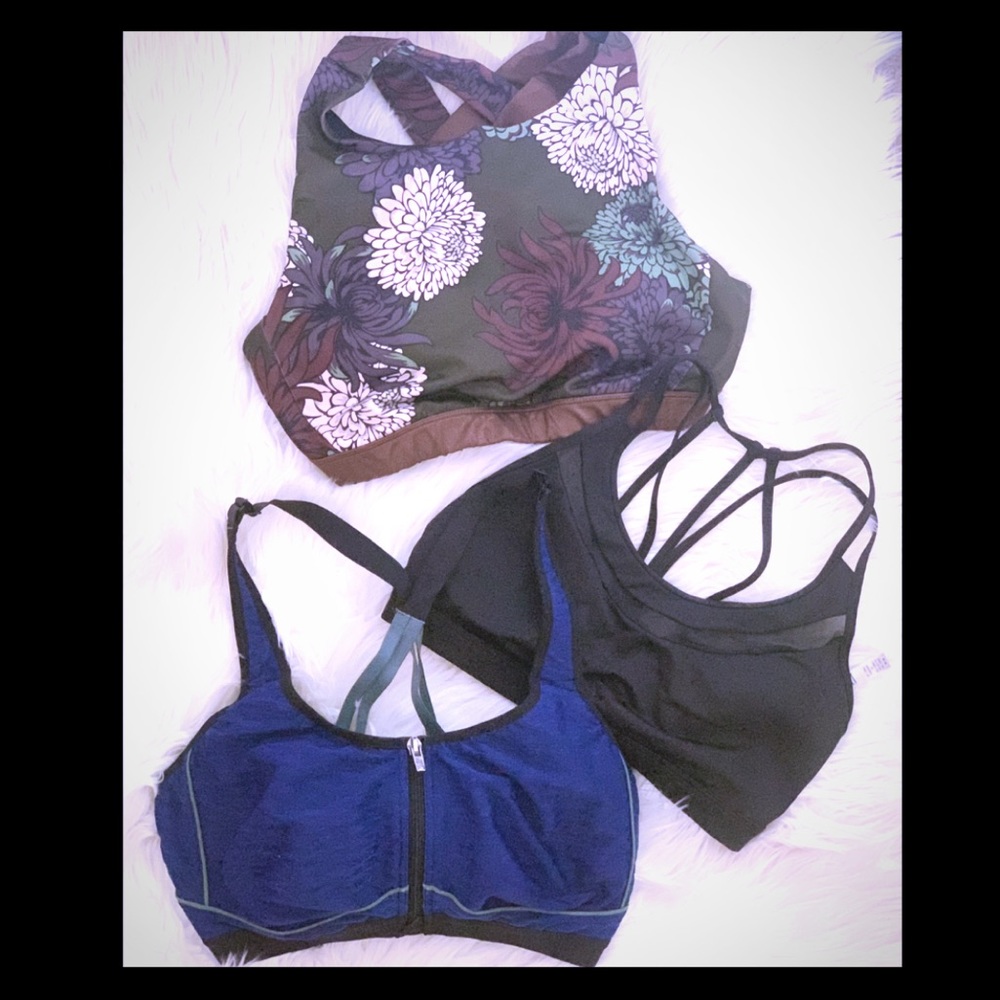 Sports Bras: Victoria’s Secret, PINK, JOY LAB
